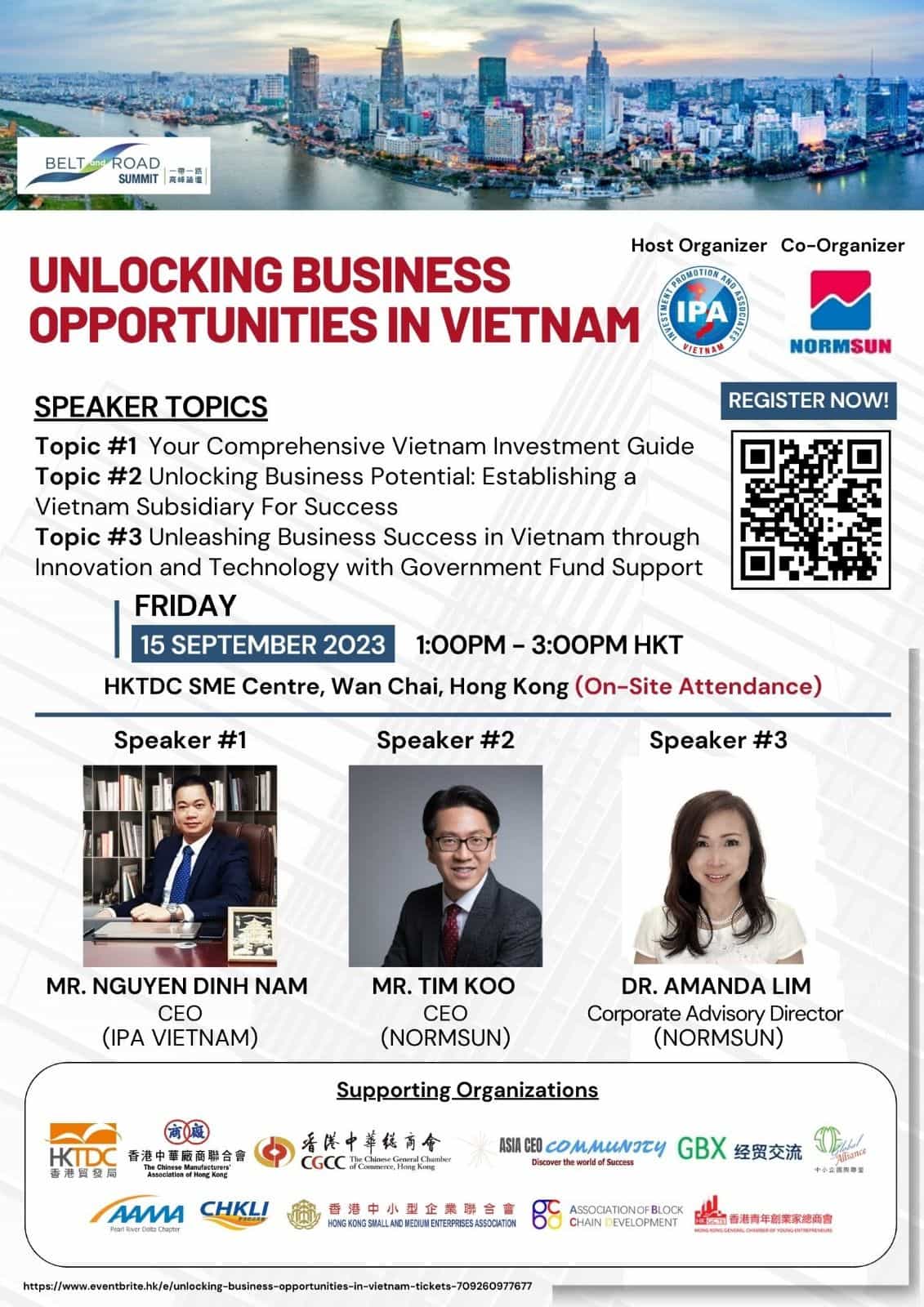 香港青年創業家總商會 - 【Unlocking Business Opportunities in Vietnam】
